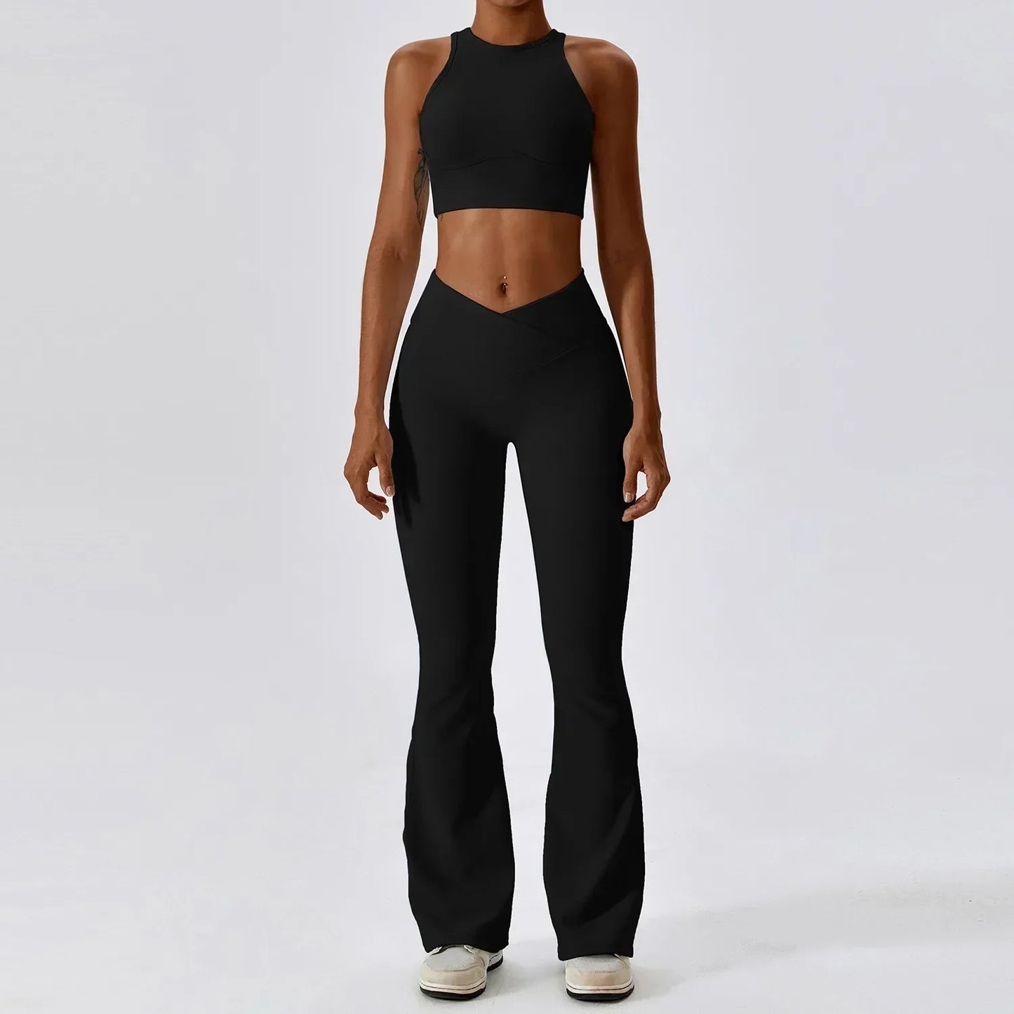 Sleek V-Line Activewear Set
